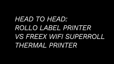 Head to Head: Rollo Label Printer vs. FreeX WiFi SuperRoll Thermal Printer