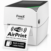 FreeX WiFi SuperRoll Direct Thermal 4x6 Shipping Label Printer