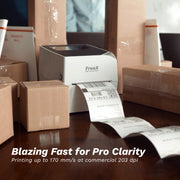 FreeX WiFiMAX AirPrint Thermal Label Printer | Wirelessly print 4x6 labels on iOS, macOS, Android, Windows, and more!