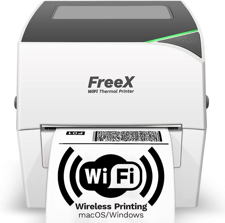 FreeX WiFi SuperRoll Thermal Printer 4x6 Shipping Label and More